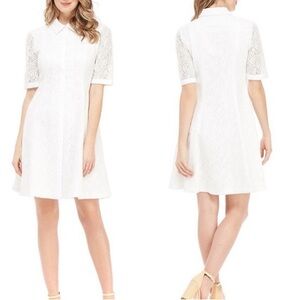 GAL MEETS GLAM White Lace Dress